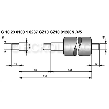 Gasdruckfeder 700170 