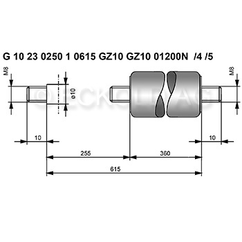 Gasdruckfeder 700046 