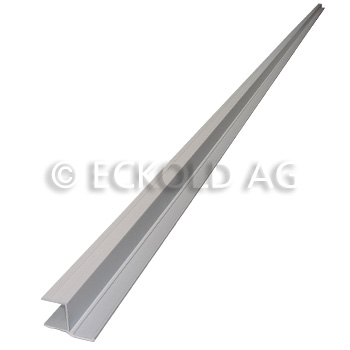 Profil d'encadrement avec battue 5000 mm / aluminium anodisé