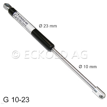 Gasdruckfedern Stahl Baureihe G 10-23