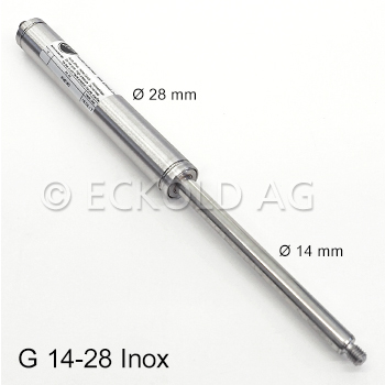 Gasdruckfedern INOX Baureihe G 14-28